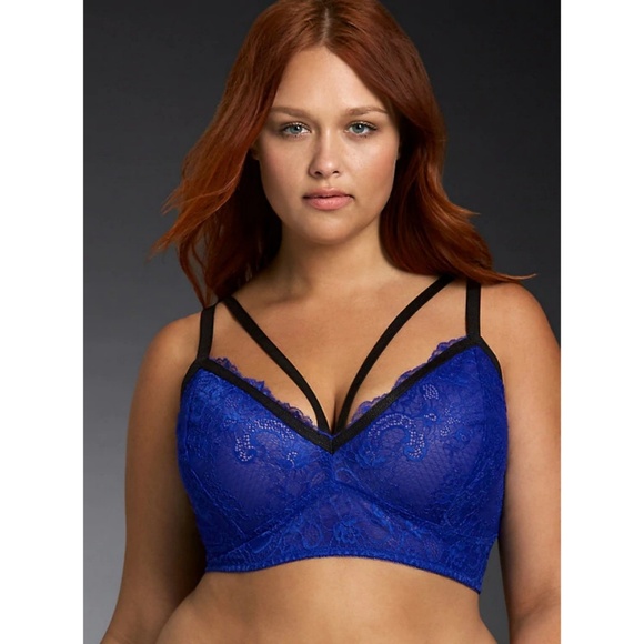[2X] Torrid - Strap Trim Lace Bralette - Picture 2 of 4